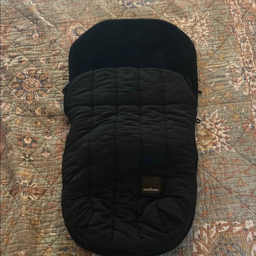 Black Maclaren Quilted Footmuff